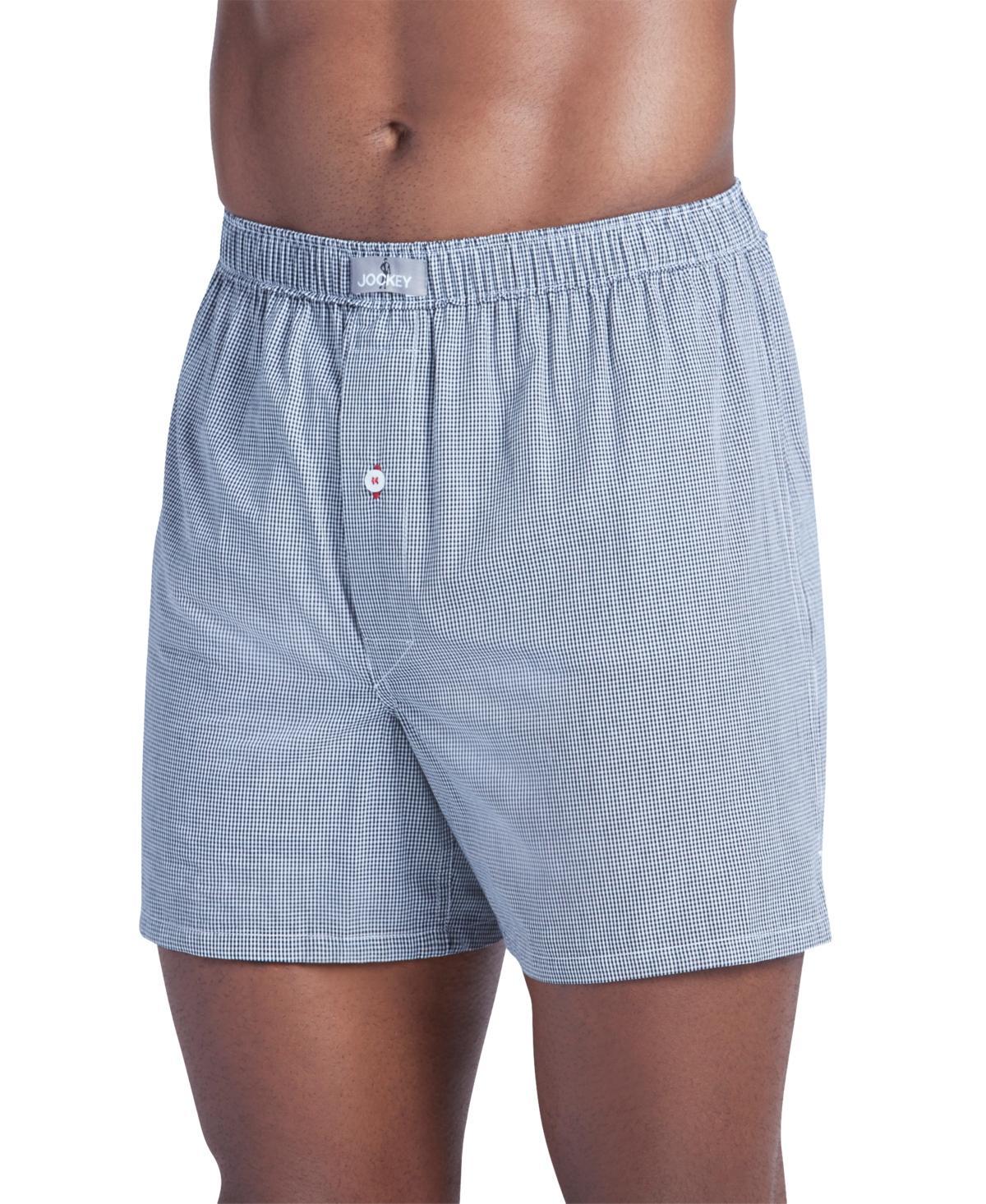 Jockey Mens Relaxed-Fit Cotton Boxers Product Image