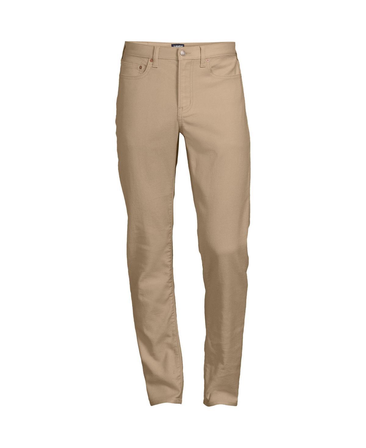 Mens Lands End Straight Fit French Terry Pants Product Image