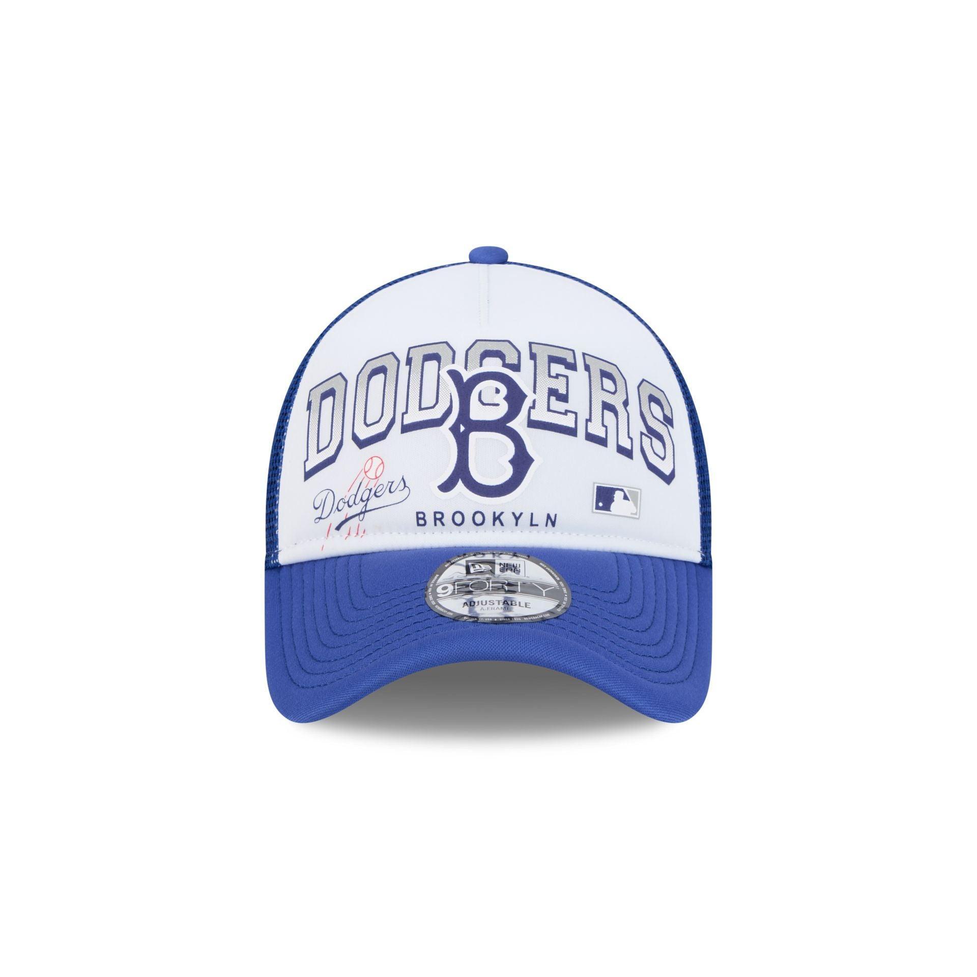 Brooklyn Dodgers Sport Classics 9FORTY A-Frame Trucker Hat Male Product Image