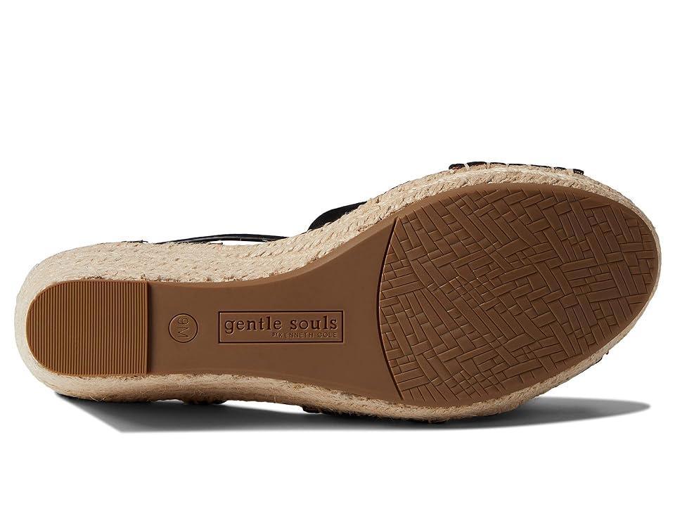 Gentle Souls by Kenneth Cole Womens Charli Ankle Strap Espadrille Wedge Sandals Product Image