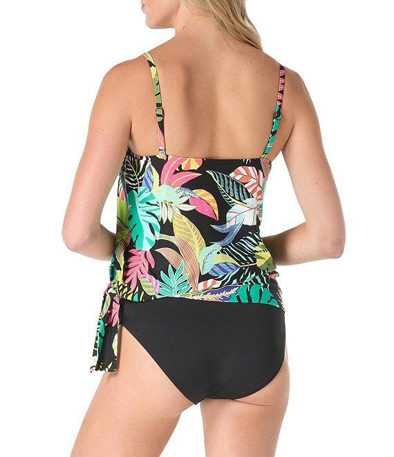 Coco Reef Classic Solids High Waisted Rollover Bikini Swim Bottom Product Image