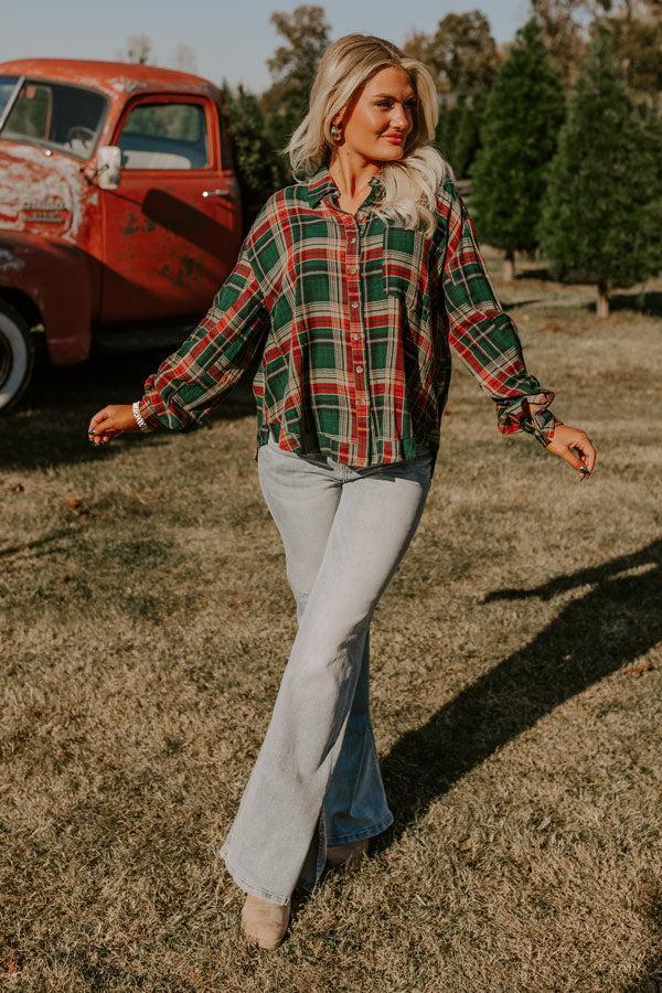 Vail Views Plaid Top Product Image