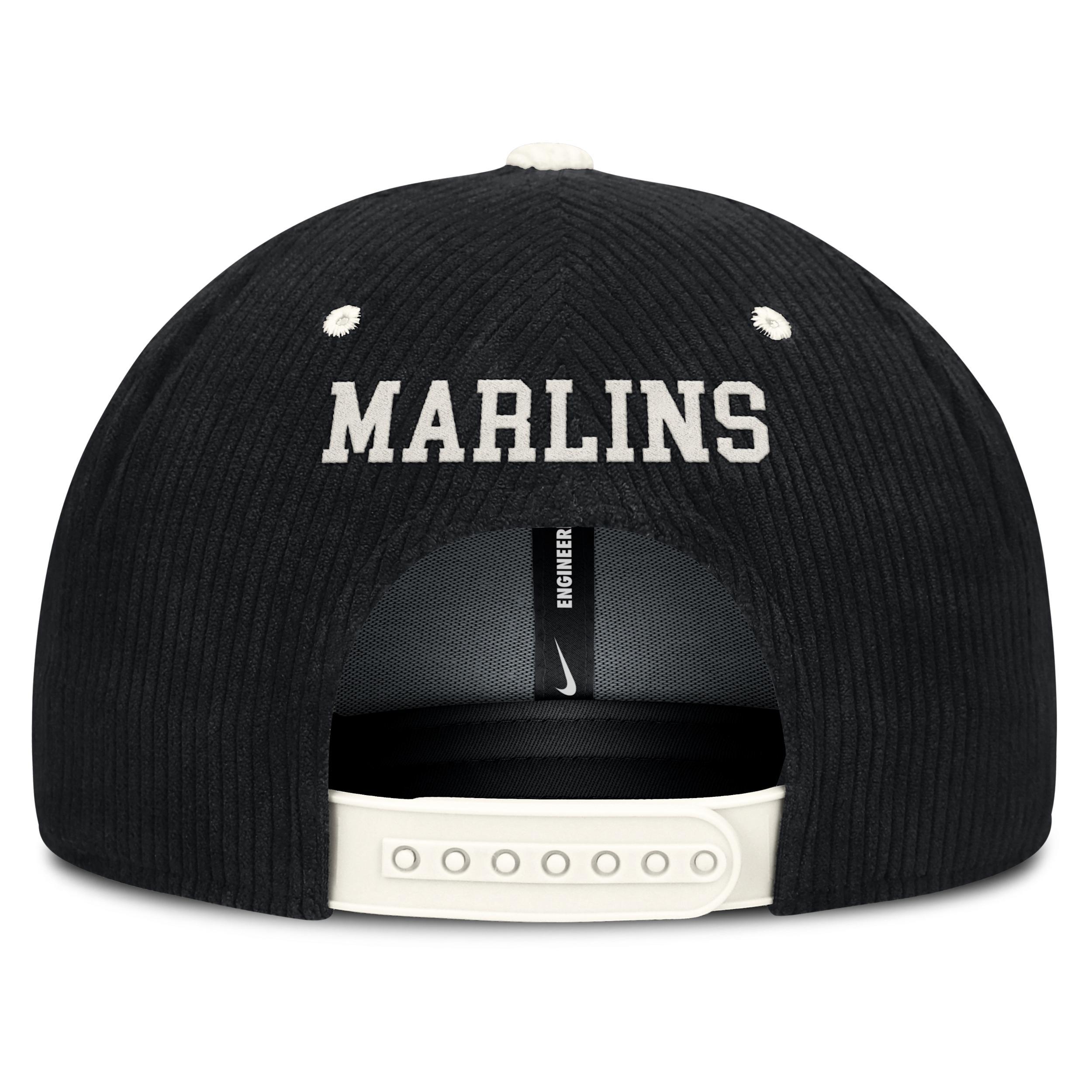 Miami Marlins Pro Men's Nike MLB Adjustable Hat Product Image