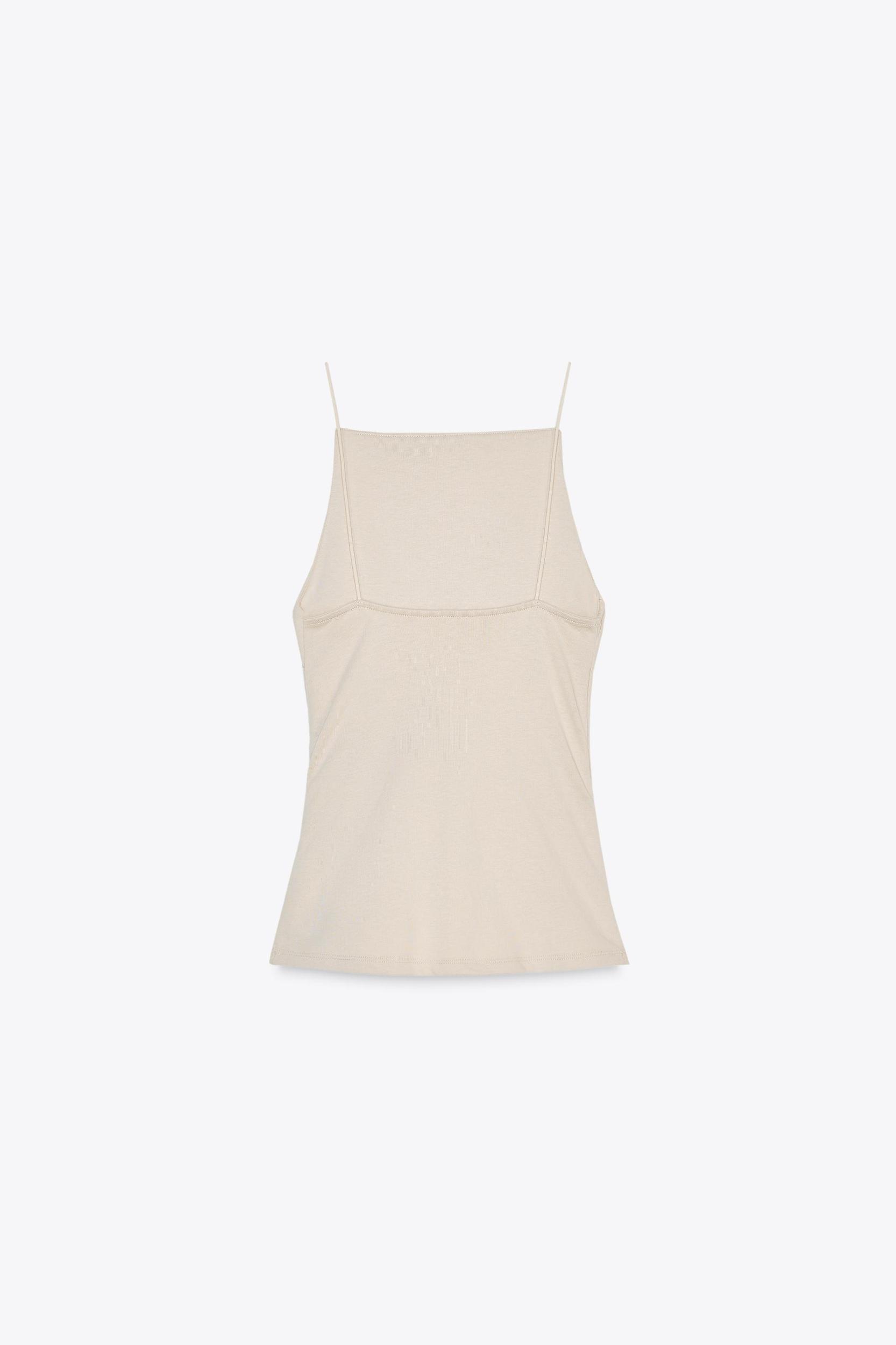 RUCHED STRAP TOP Product Image