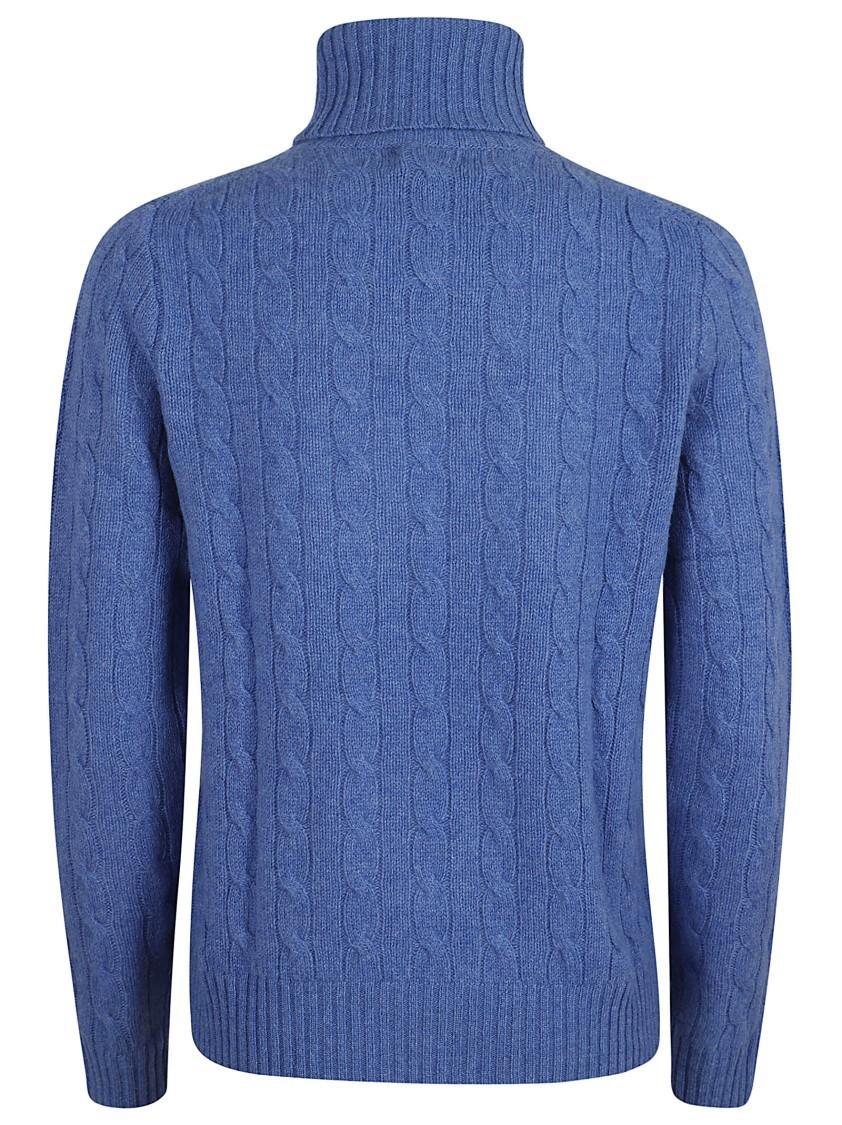 POLO RALPH LAUREN Long Sleeves Pullover In Azul Product Image