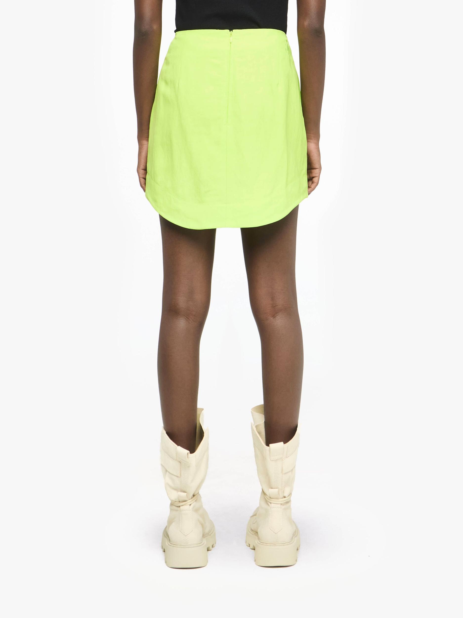 CURVED HEM MINI SKIRT Product Image