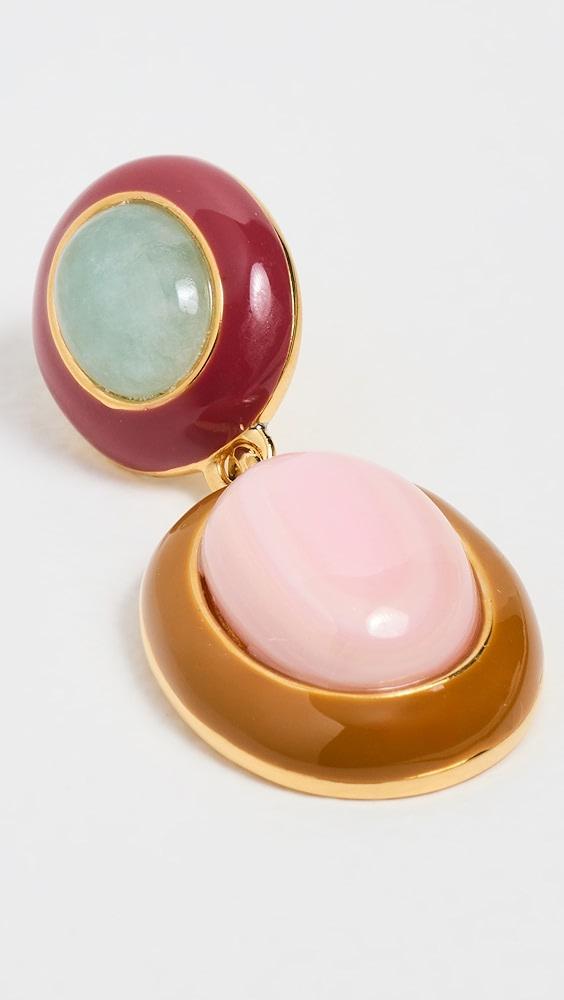 Lizzie Fortunato Papaya Earrings in Pink Conch | Shopbop Product Image