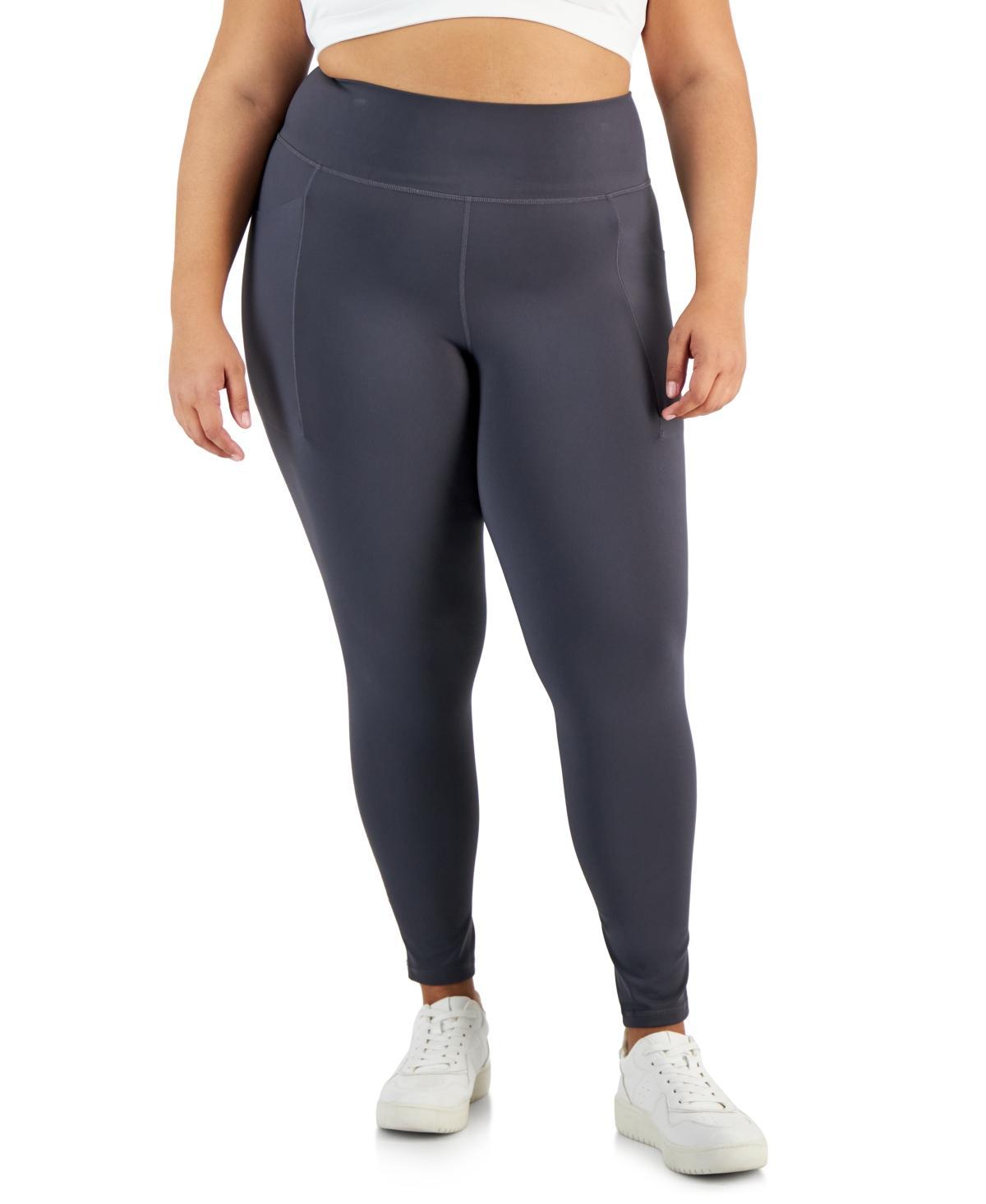 Id Ideology Womens Soft Side-Pocket Full-Length Leggings, Created for Macys Product Image