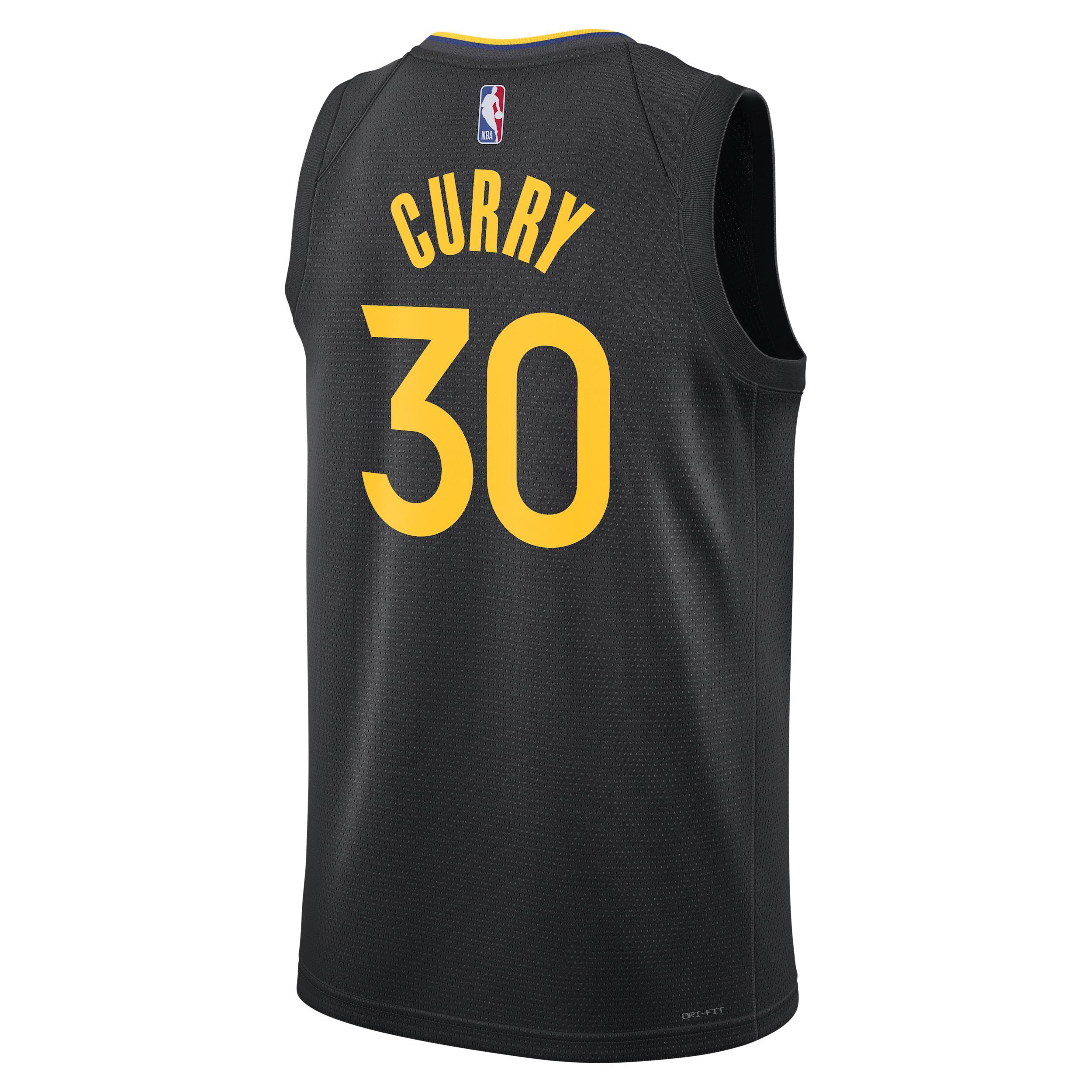 Mens Stephen Curry Golden State Warriors 2024/25 Statement Edition Jordan Dri-FIT NBA Swingman Jersey | FQ4719-010 Product Image