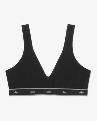 Stretch Cotton Triangle Bralette Product Image