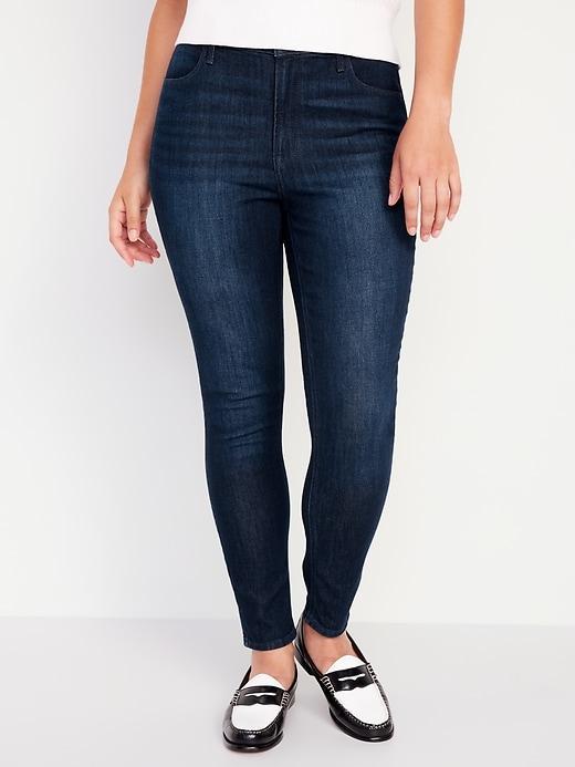 High-Waisted Wow Super-Skinny Jeans Product Image