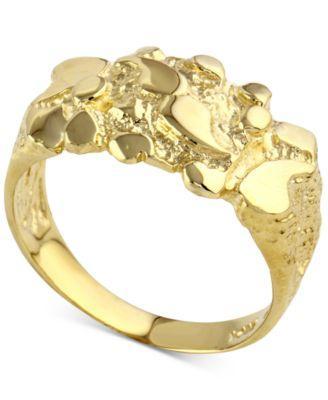 Nugget Statement Ring in 10k Gold Product Image