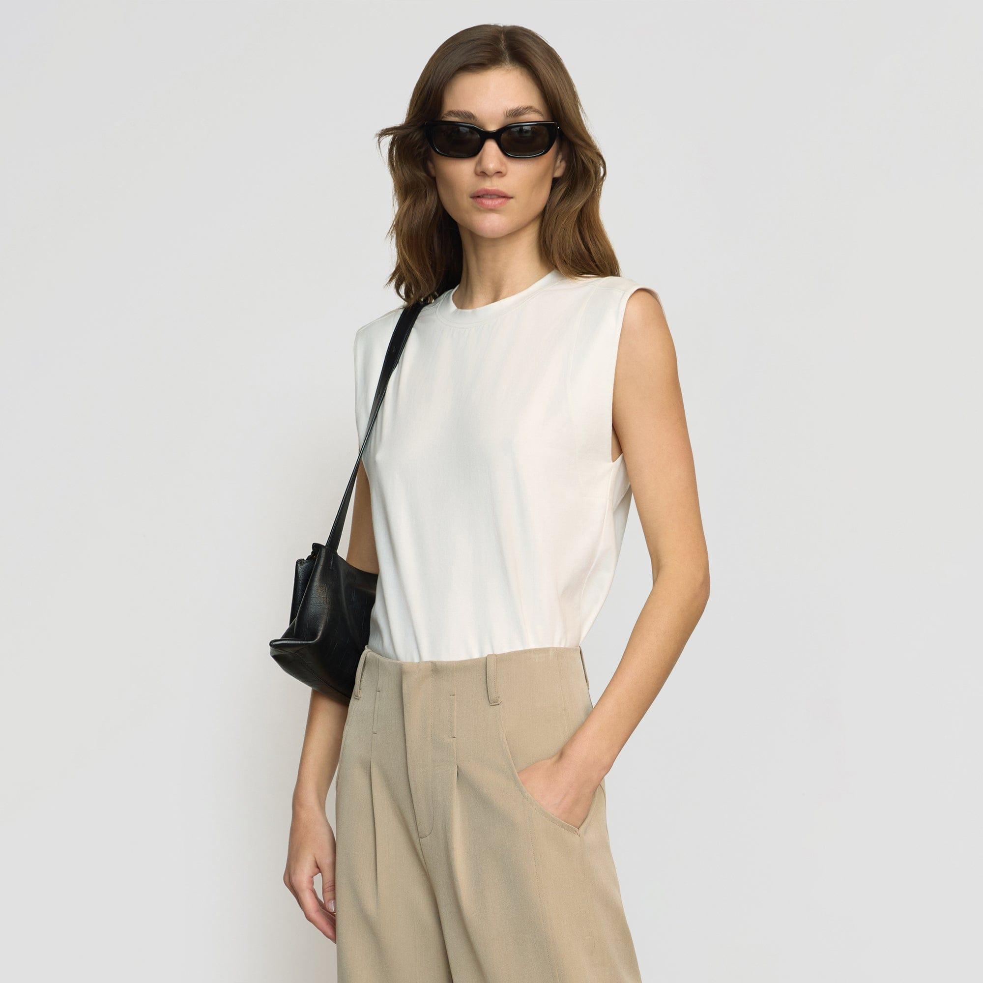 Nana Organic Cotton Structured-Shoulder Tee Product Image