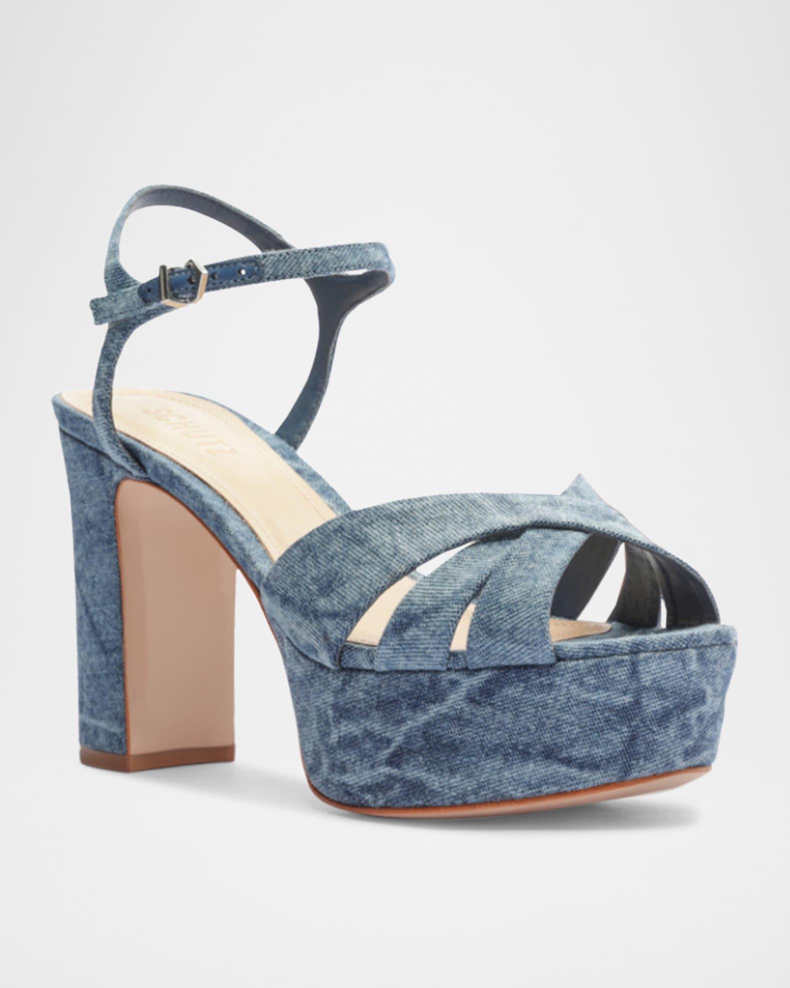 Keefa Ankle-Strap Platform Sandals Product Image