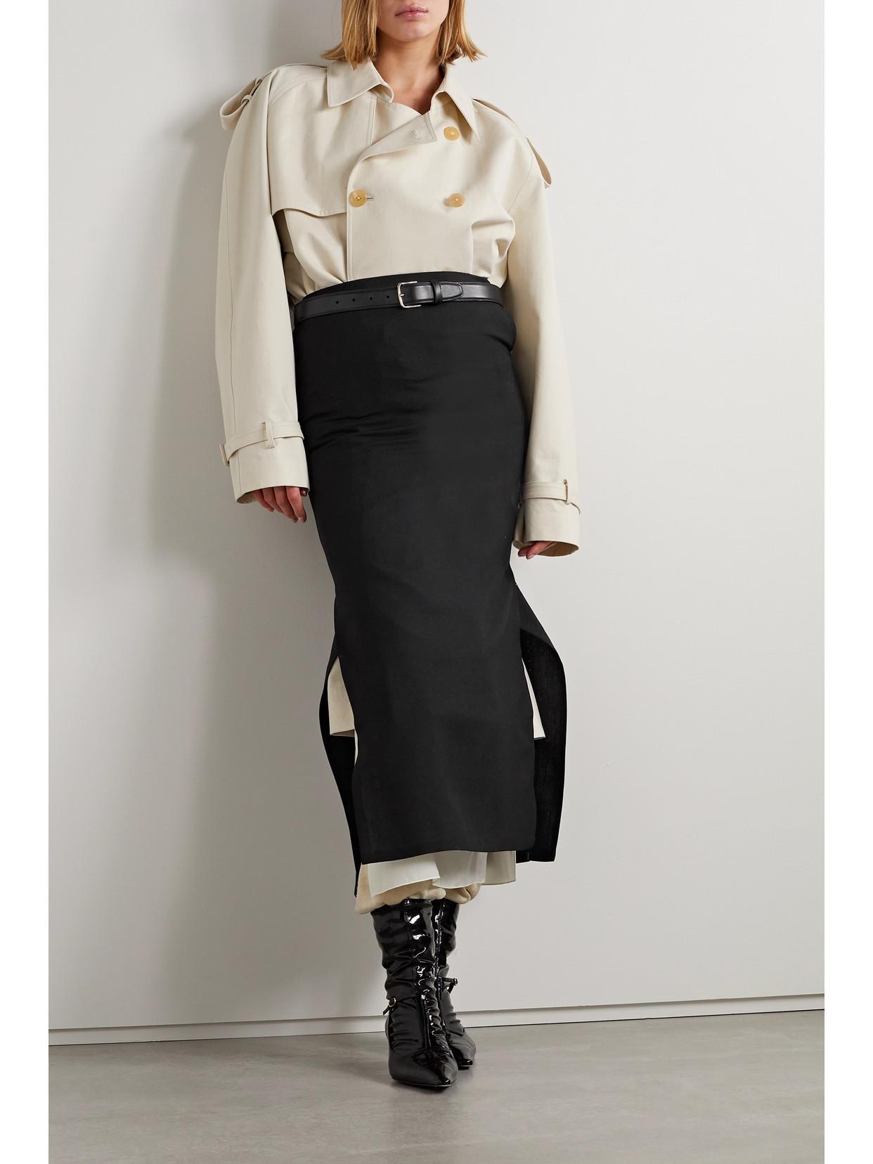 THE ROW Patillon Deconstructed Maxi Skirt In Black Product Image