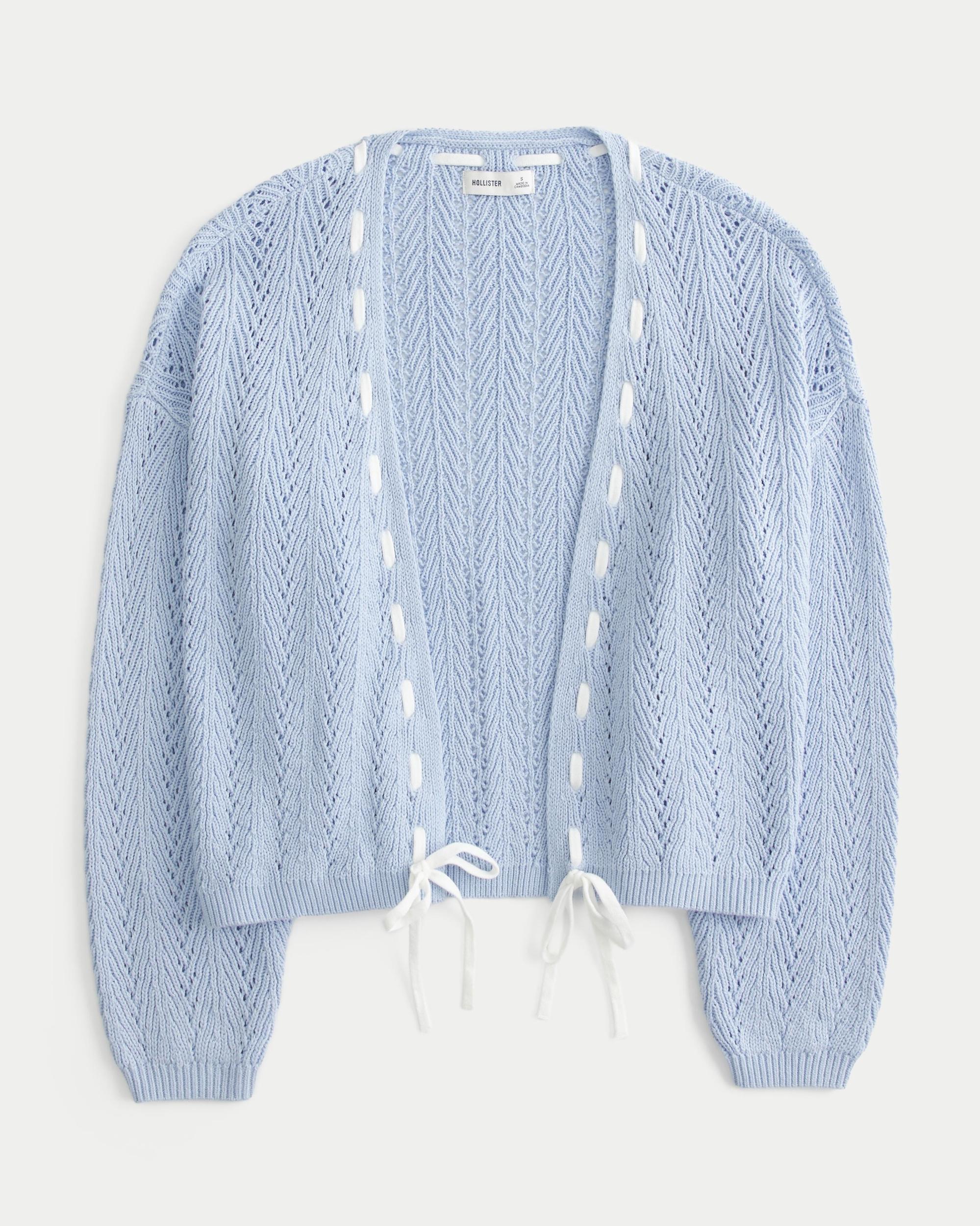Easy Textured No-Close Cardigan Product Image