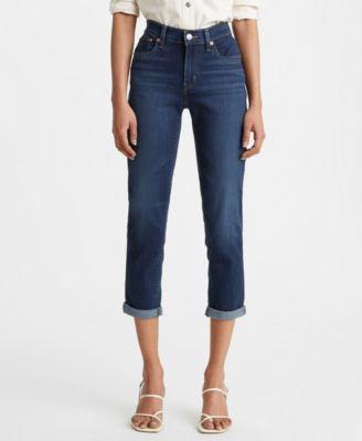 Womens Levis Boyfriend Jeans Blue Layer Product Image