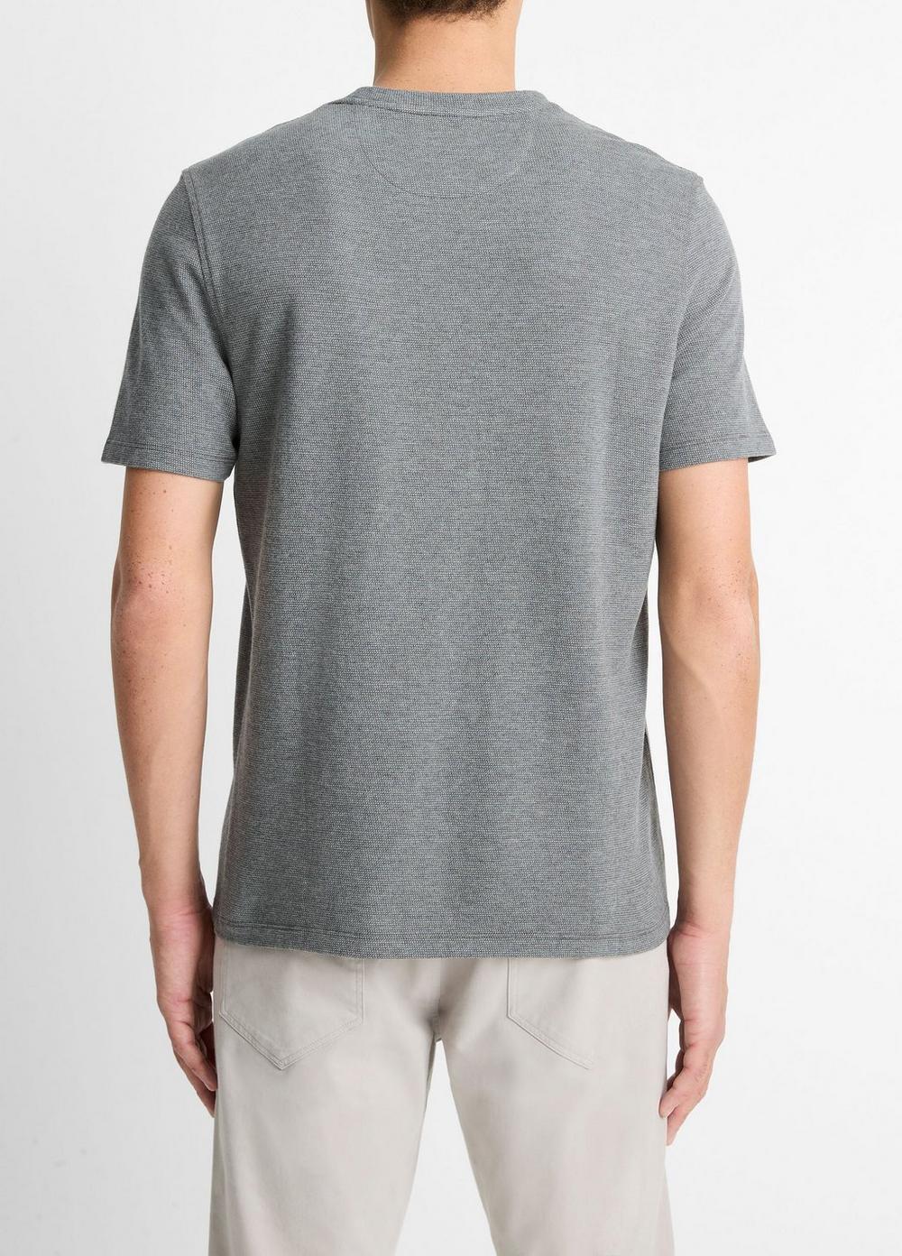 Birdseye Jacquard Pima Cotton T-Shirt Product Image