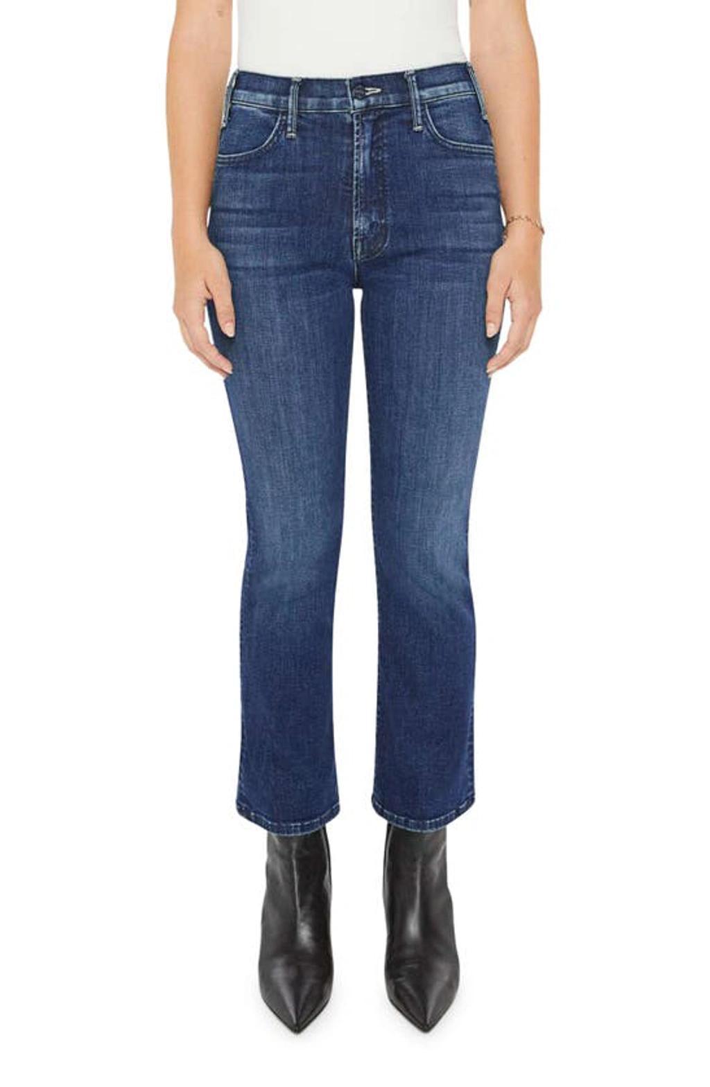 MOTHER Petite Lil Hustler Ankle Jeans Heirloom In Blue Product Image