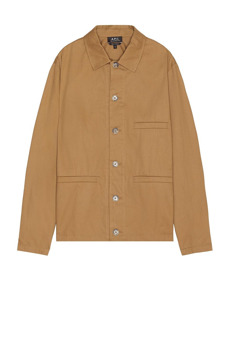 A.P.C. Veste Valentin in Brown Product Image