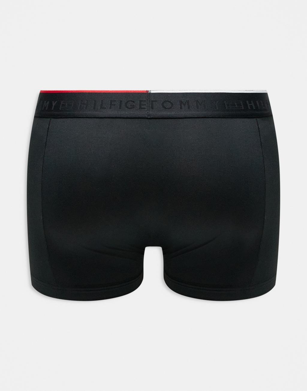 Tommy Hilfiger Everyday Micro fiber 3 pack trunk in black Product Image