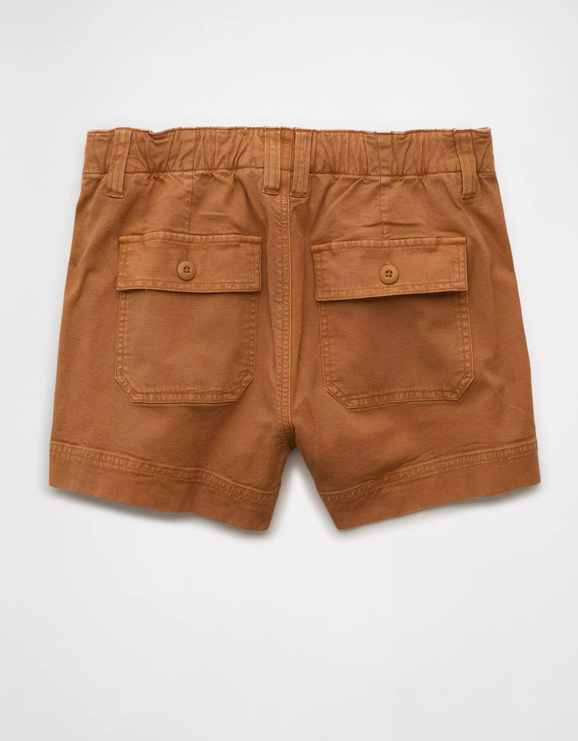 AE Stretch High-Waisted Relaxed Utility Short Product Image