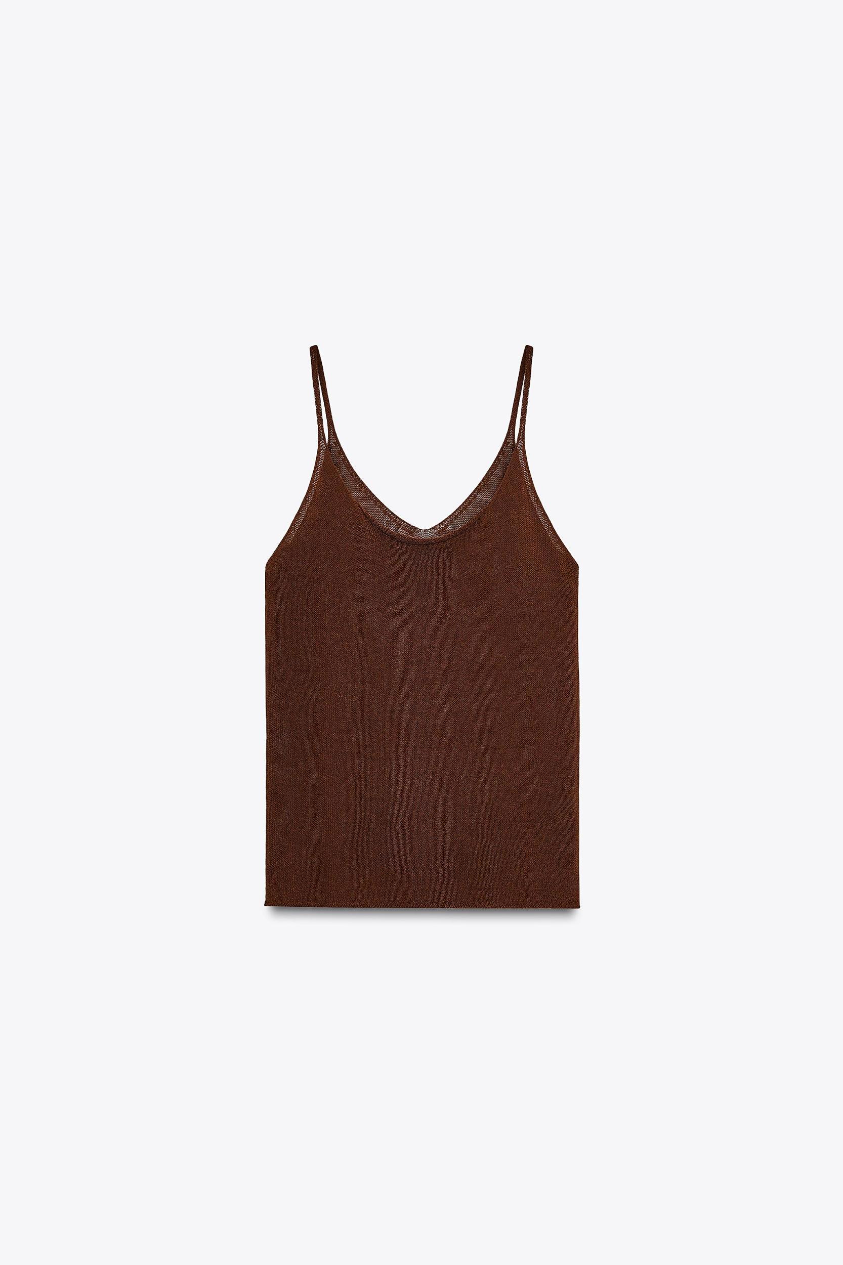 STRAPPY KNIT TOP Product Image