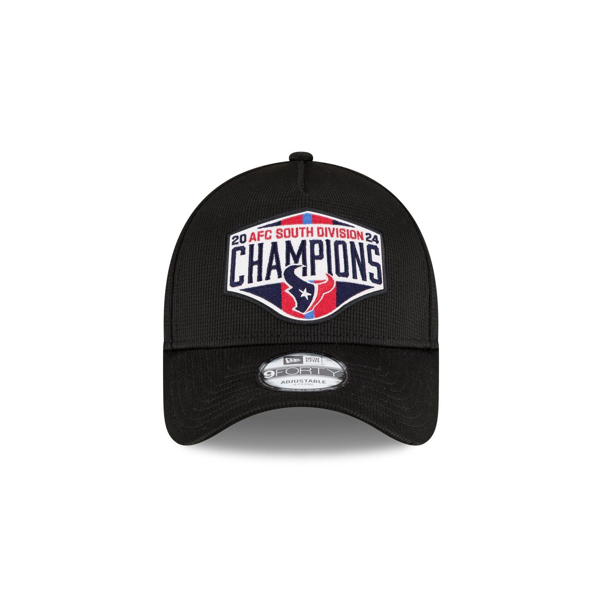 Houston Texans 2024 Division Champion Locker Room 9FORTY A-Frame Snapback Hat Male Product Image