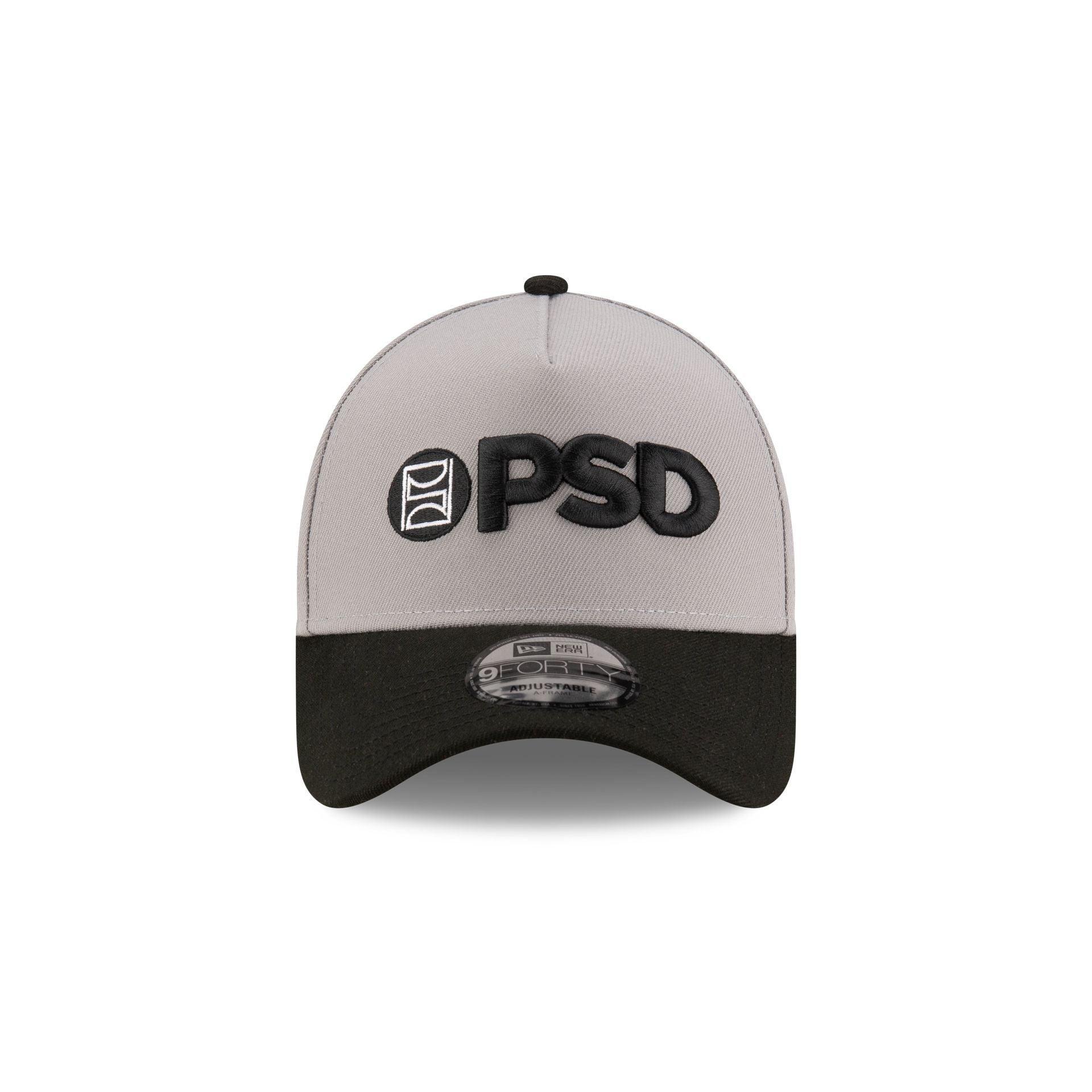 PSD Gray 9FORTY A-Frame Snapback Hat Male Product Image