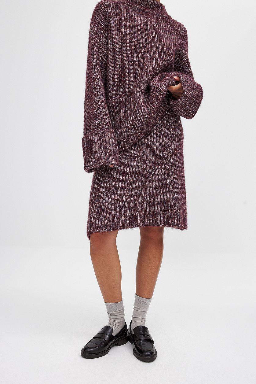 Knitted Midi Skirt Product Image