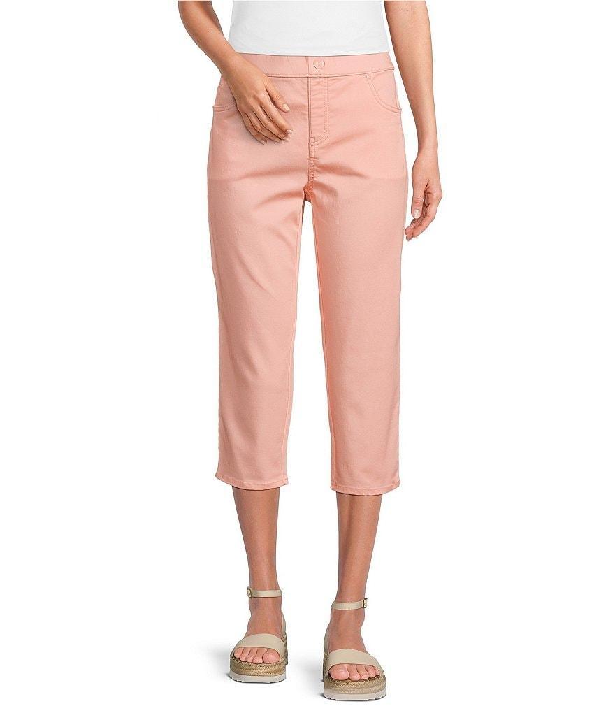 Intro Petite Size Stretch Pull-On Capri Pants Product Image