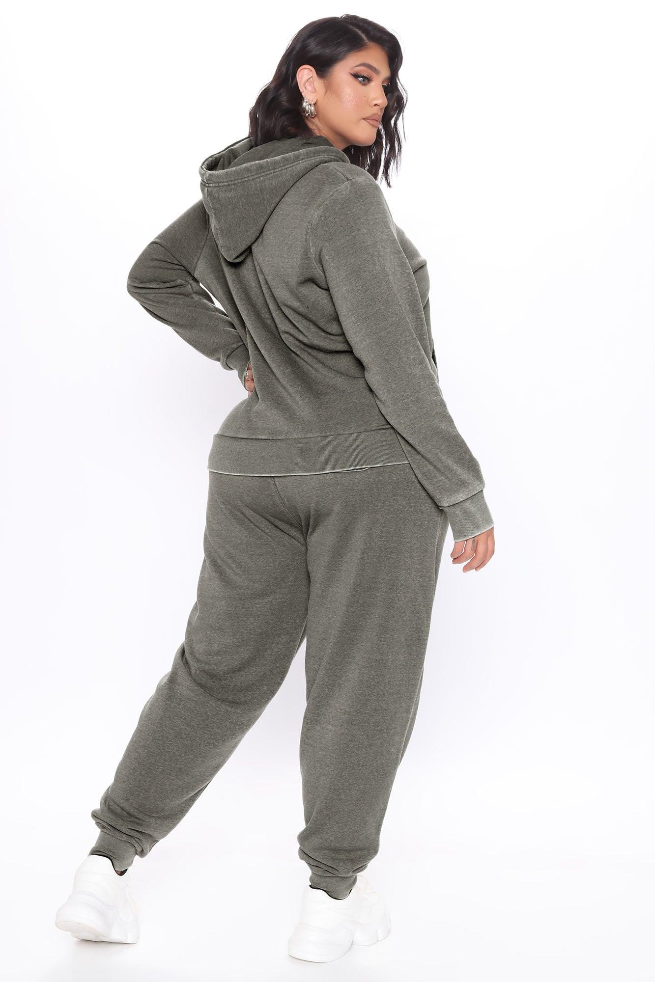 Sweet Dreams Mineral Wash Jogger - Heather Grey Product Image