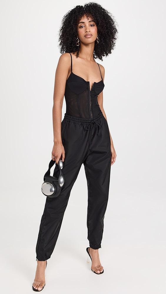 Free People Night Rhythm Corset Thong Bodysuit | Shopbop Product Image