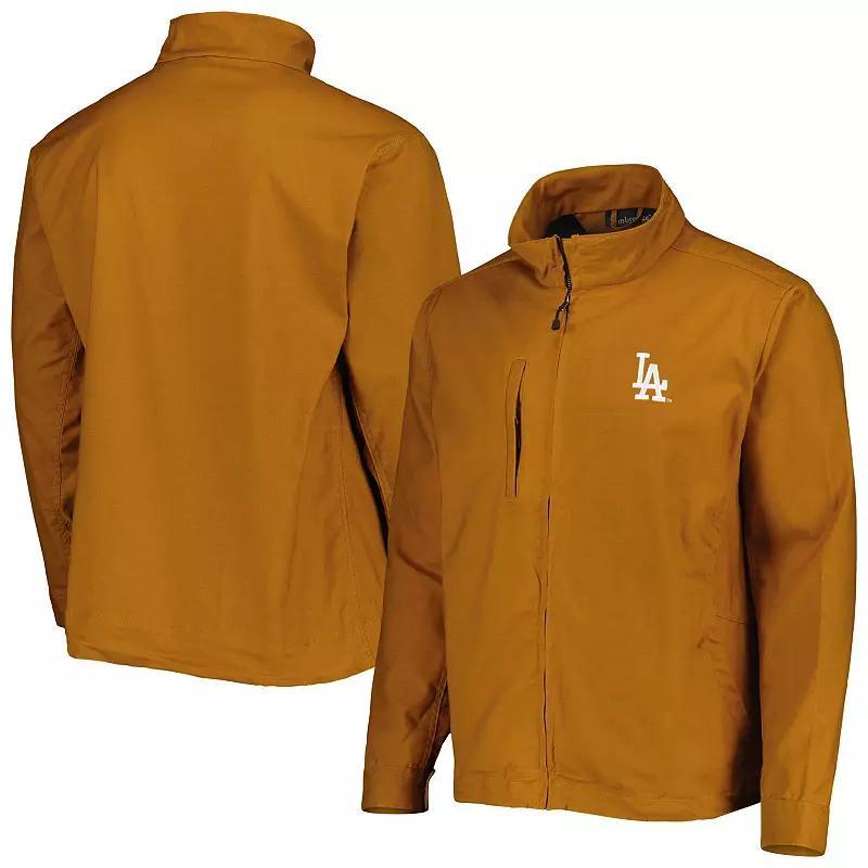 Mens Dunbrooke Tan Los Angeles Dodgers Journey Tri-Blend Full-Zip Jacket Product Image