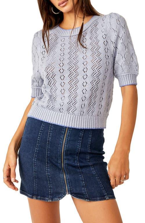 Free People Eloise Pullover (Falling Water Combo) Women's Sweater Product Image