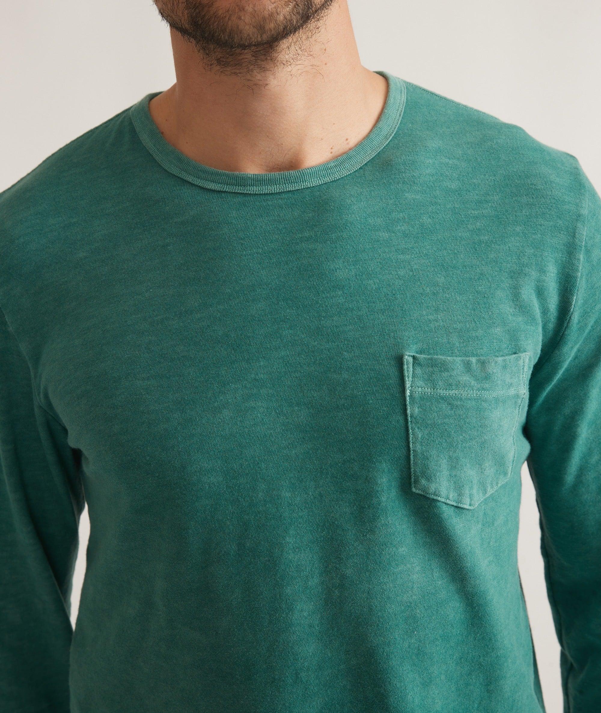 Vintage Heavy Slub Long Sleeve Pocket Tee Product Image