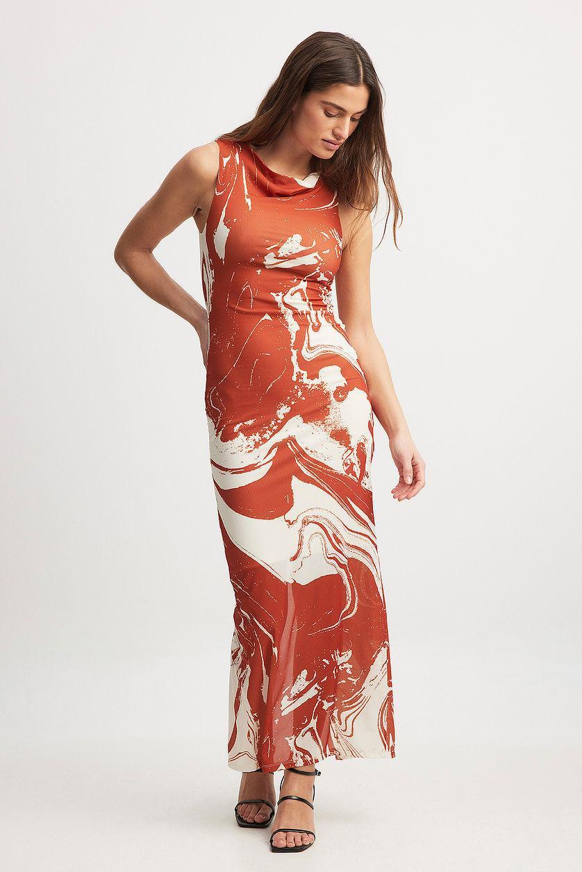 Sleeveless Mesh Maxi Dress Product Image