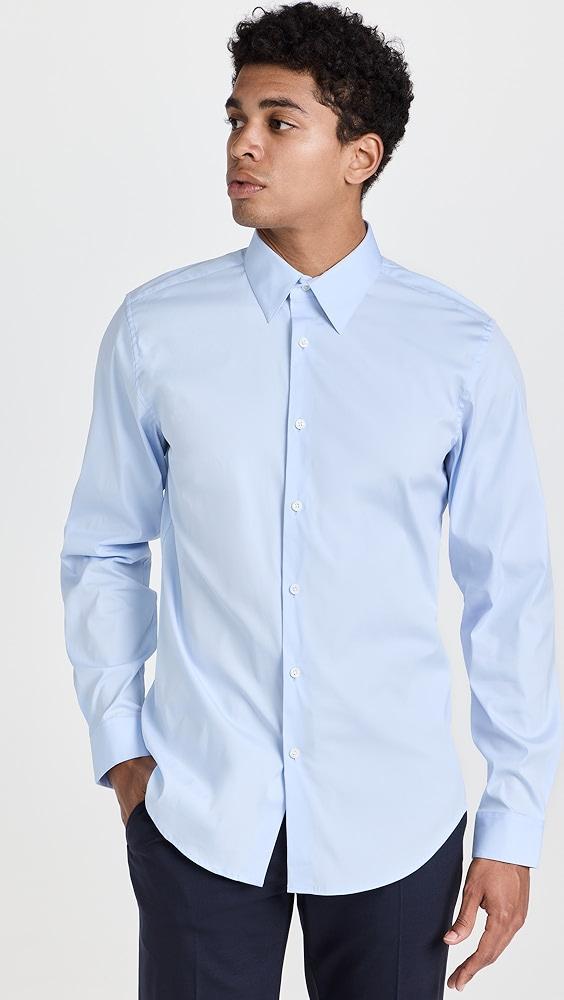 Theory Sylvain Good Cotton Shirt | Shopbop Product Image