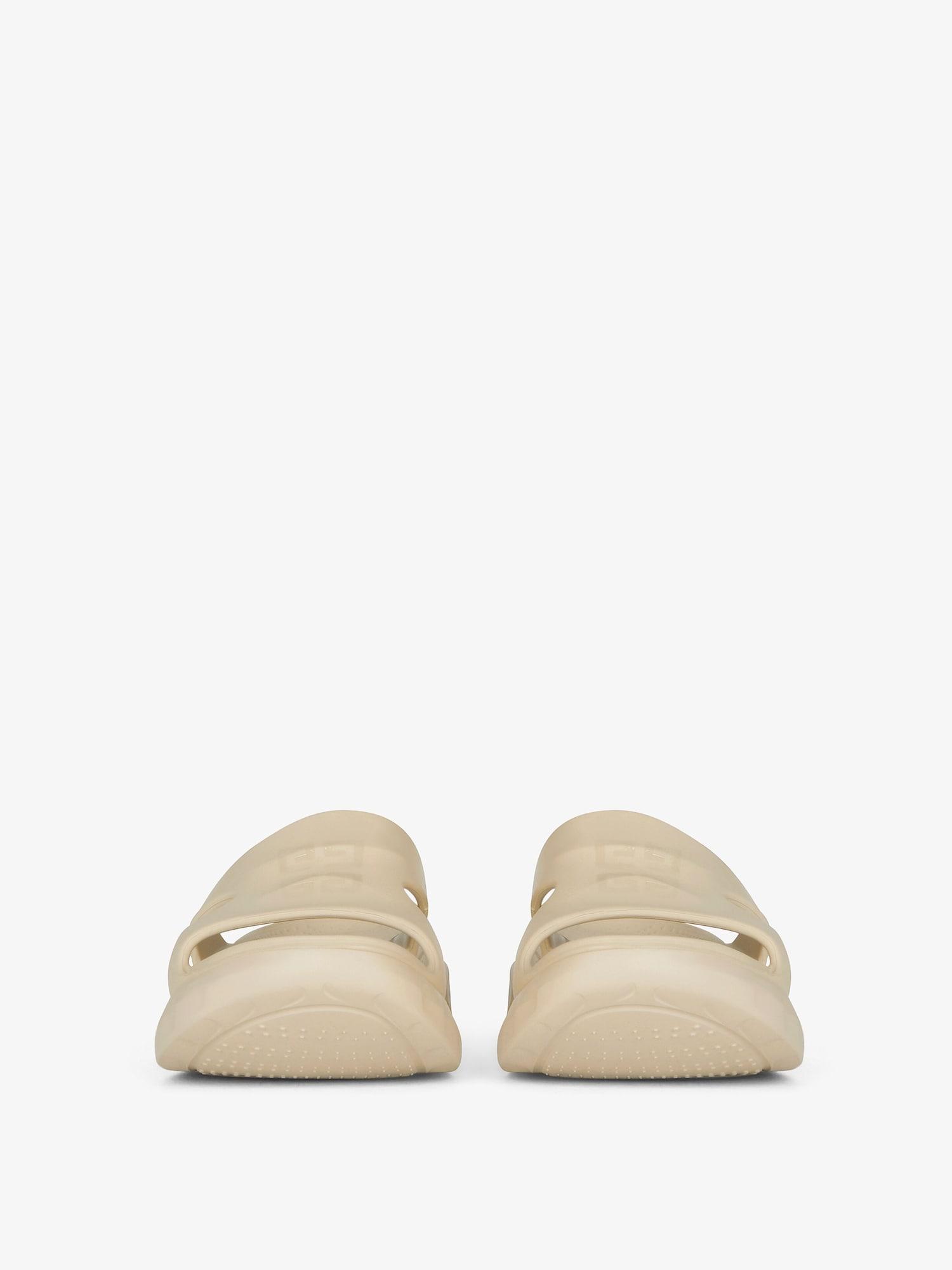 Marshmallow flat sandals in rubber Product Image