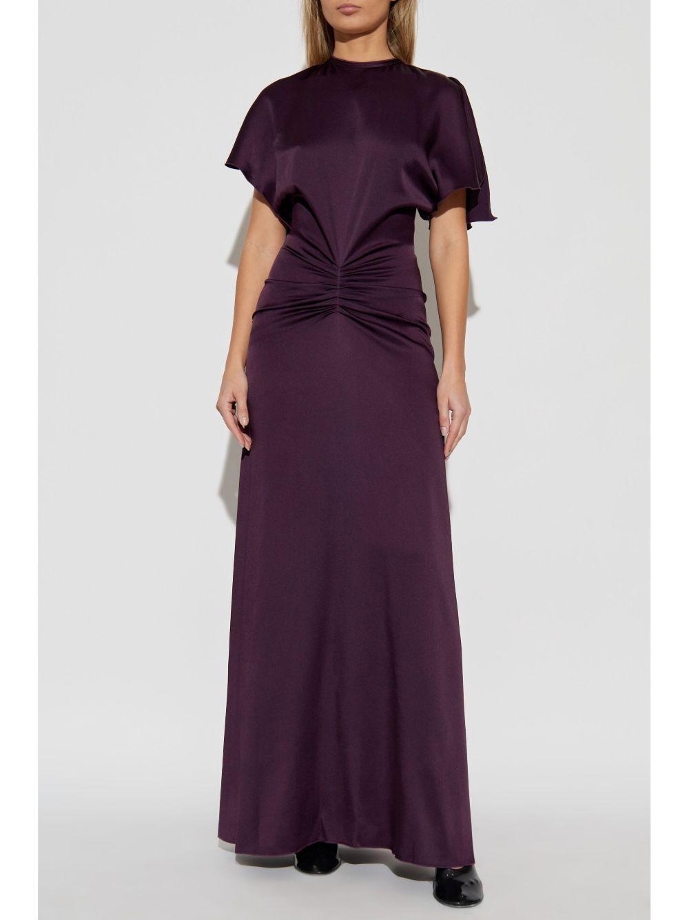 gathered-waist gown Product Image