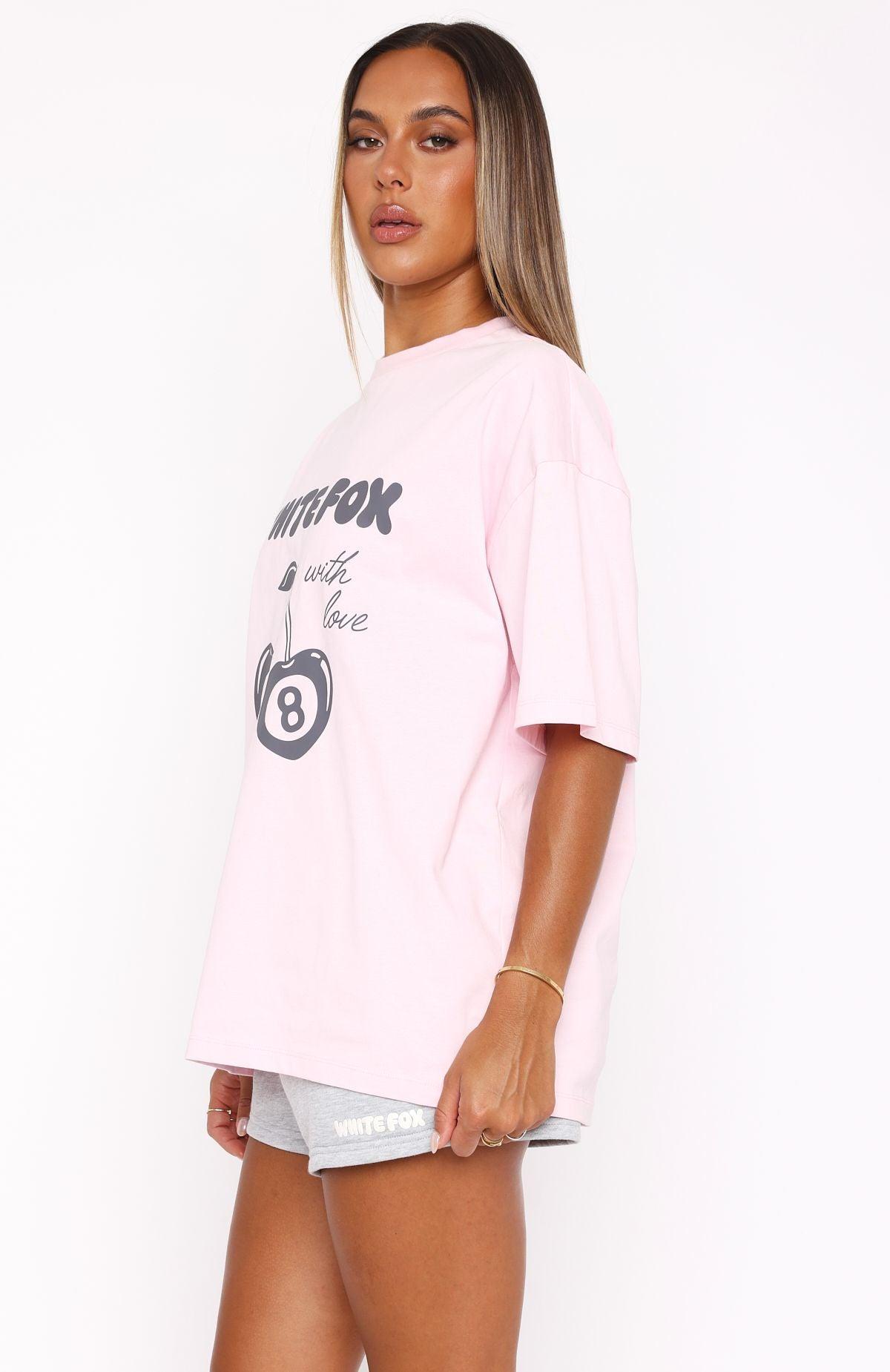 With Love In The Moment Oversized Tee Pink Product Image
