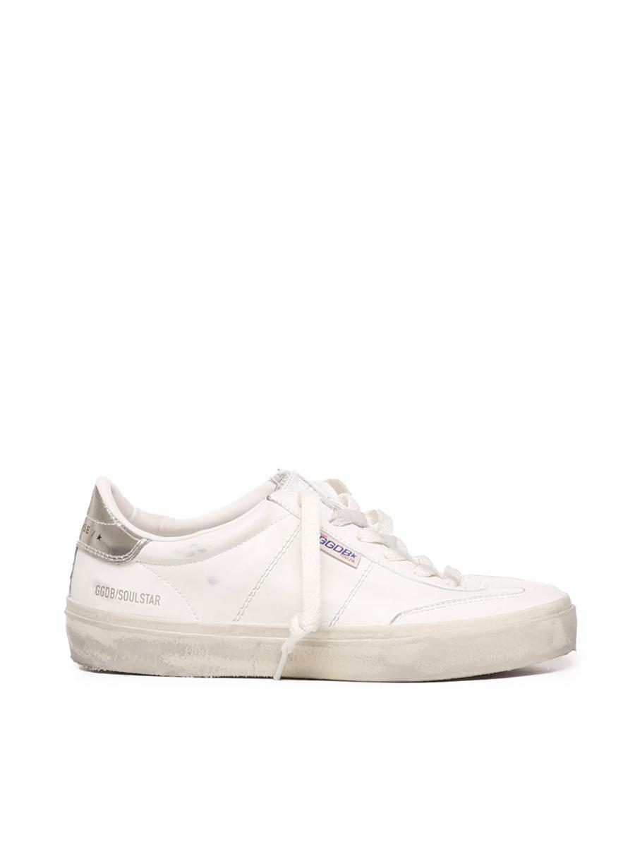 Soul-star Leather Sneakers In White Product Image