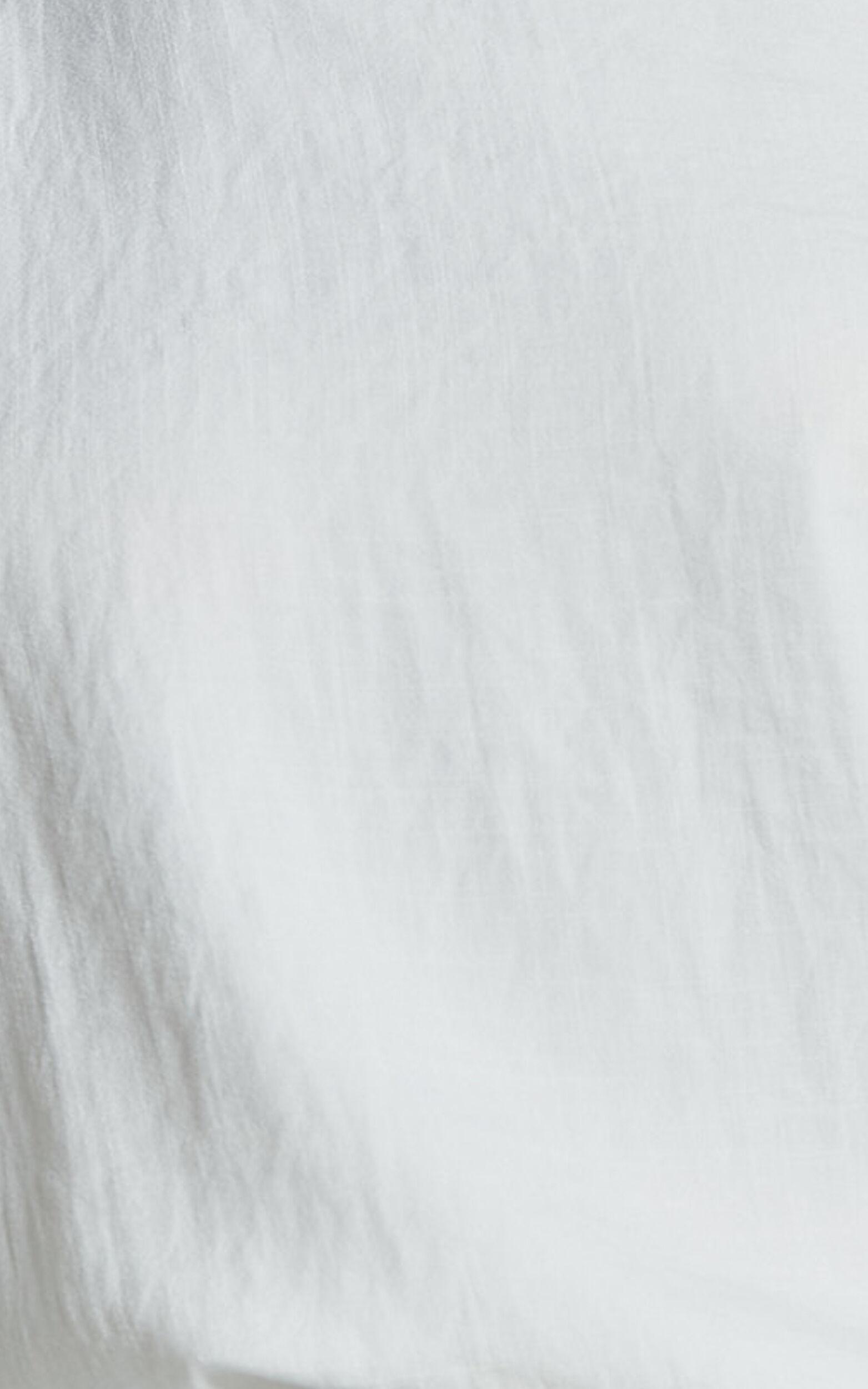 Mabel Bodysuit - Asymmetrical Neckline One Shoulder in White Product Image