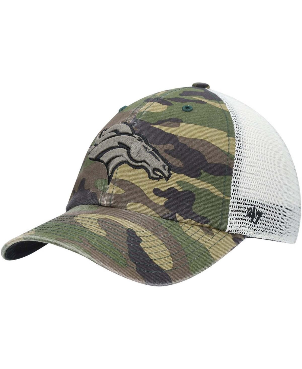 Mens 47 Camo Denver Broncos Branson Clean Up Trucker Hat Product Image