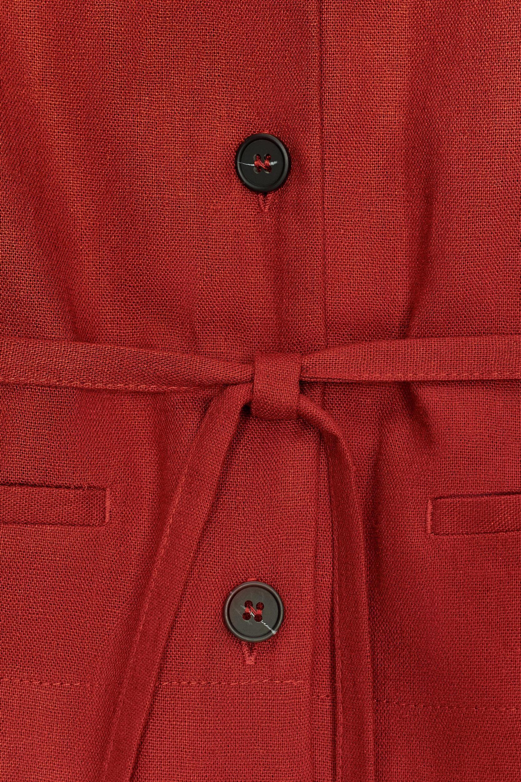 LINEN VEST JUMPSUIT Product Image