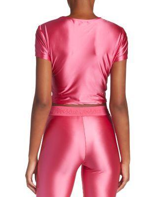 Satin Crop Tee Product Image