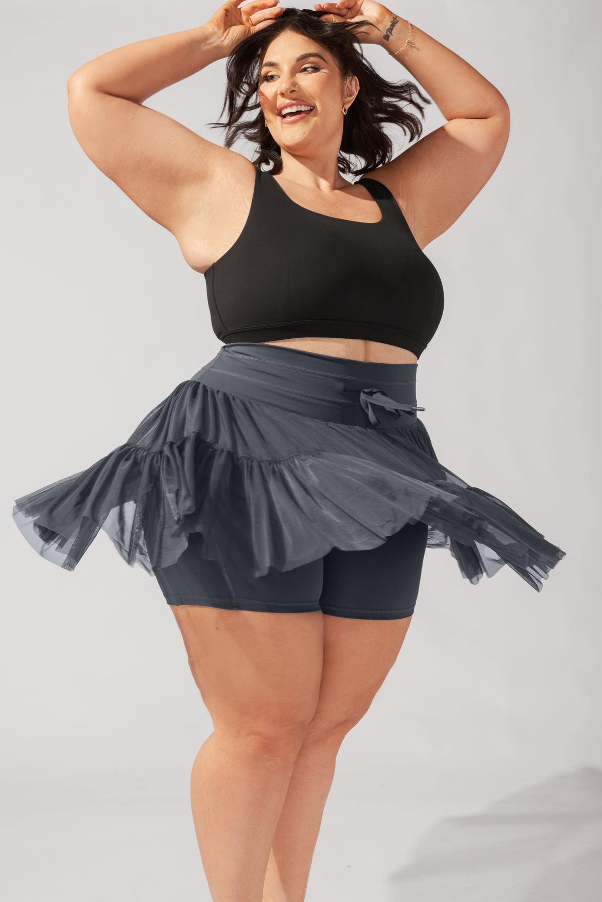 Pirouette Skort - Smoky Grey Product Image