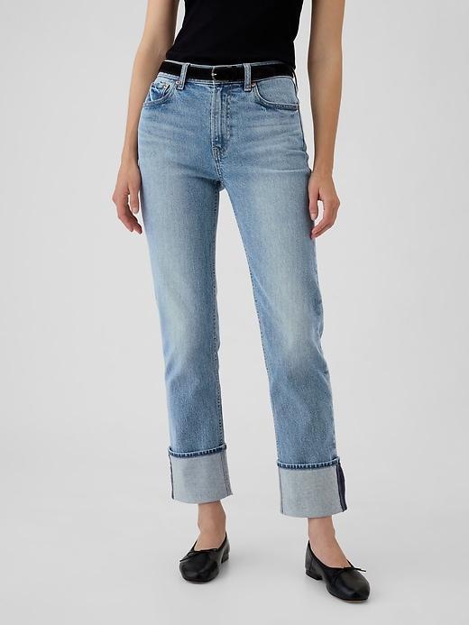 High Rise '90s Straight Jeans Product Image