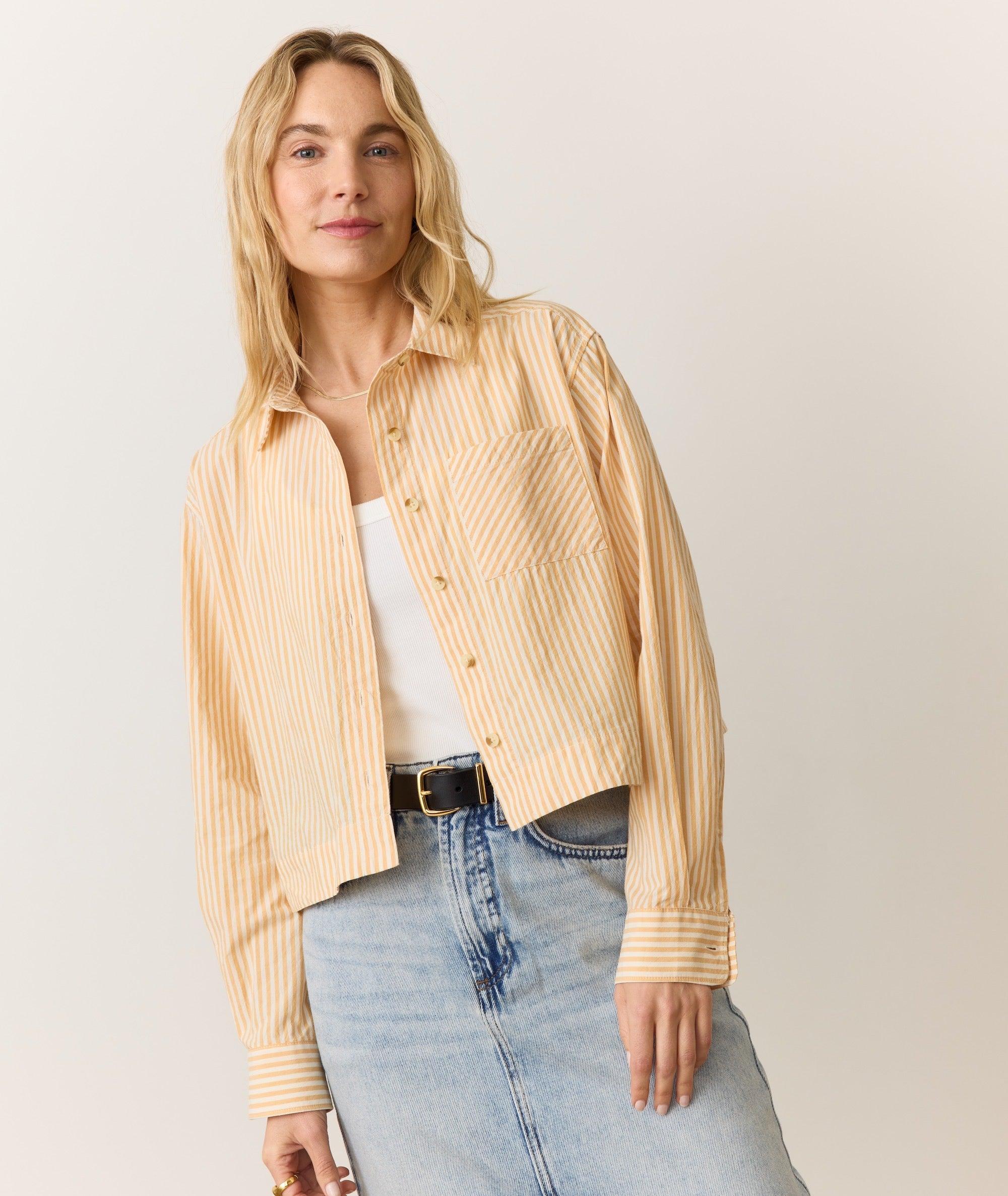 Gracey Oversized Shirt in Cali Poplin Product Image