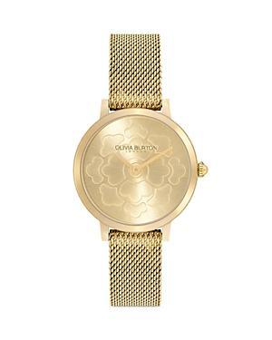 Olivia Burton Ultra Slim Floral Watch, 28mm Product Image